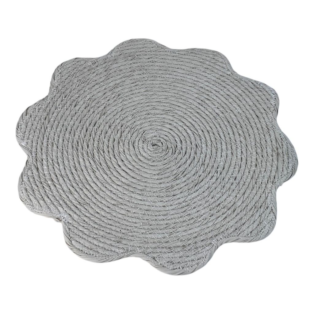 INDIVIDUAL ONDULADO BLANCO 38X38X0.5CM 085-825913