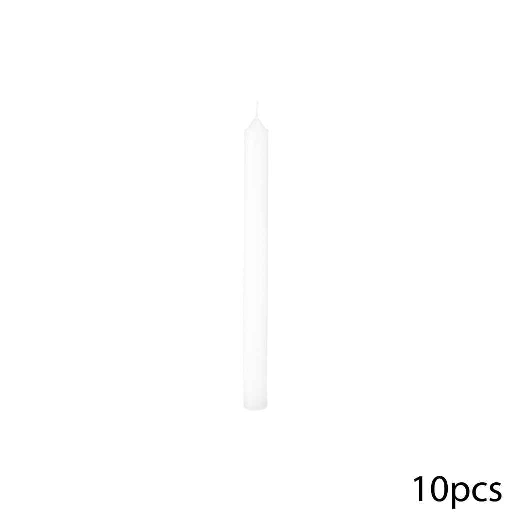 [251802] VELAS PILAR BLANCAS HUGO H25 X10 145070