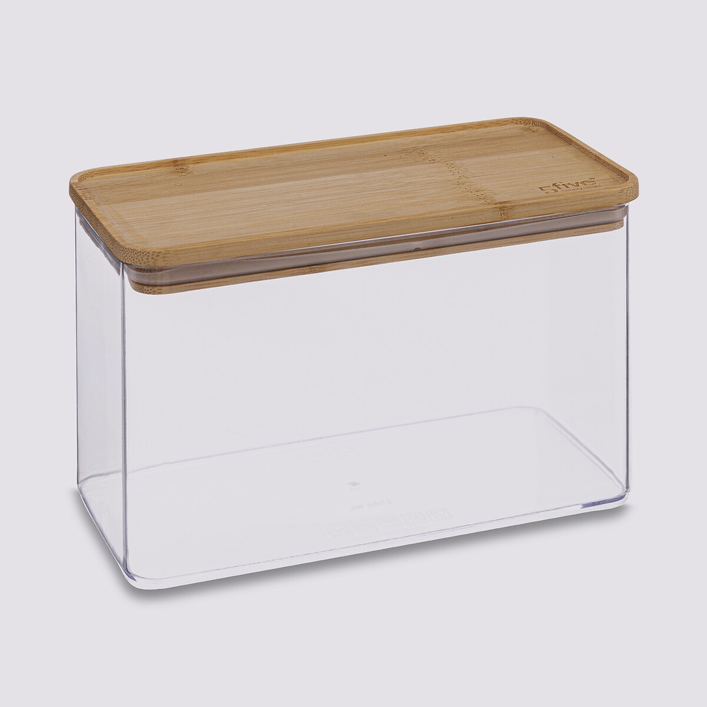 CAJA RECTANGULAR BAMBÚ 2L ESKE 181883