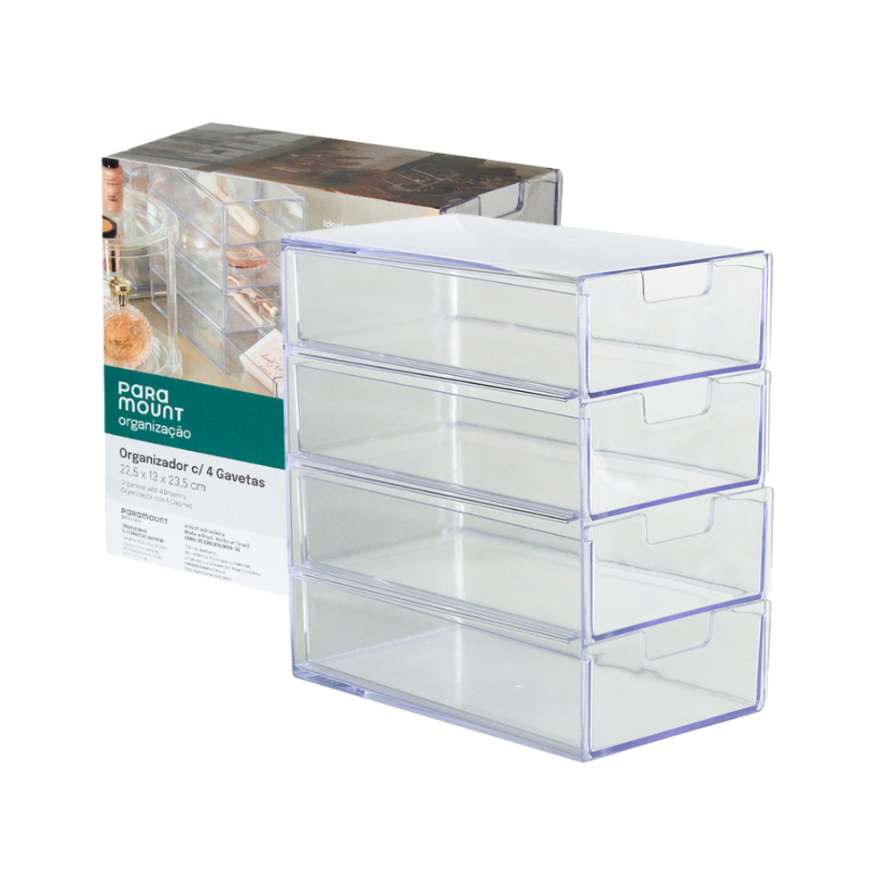 [253071] ORGANIZADOR C/ 4 CAJONES DIAMOND 4663