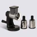 RALLADOR CON MANIVELA 3 CUCHILLAS PLATA 190154