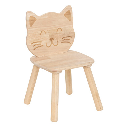 [253618] SILLA GATO MADERA NATURAL 203788