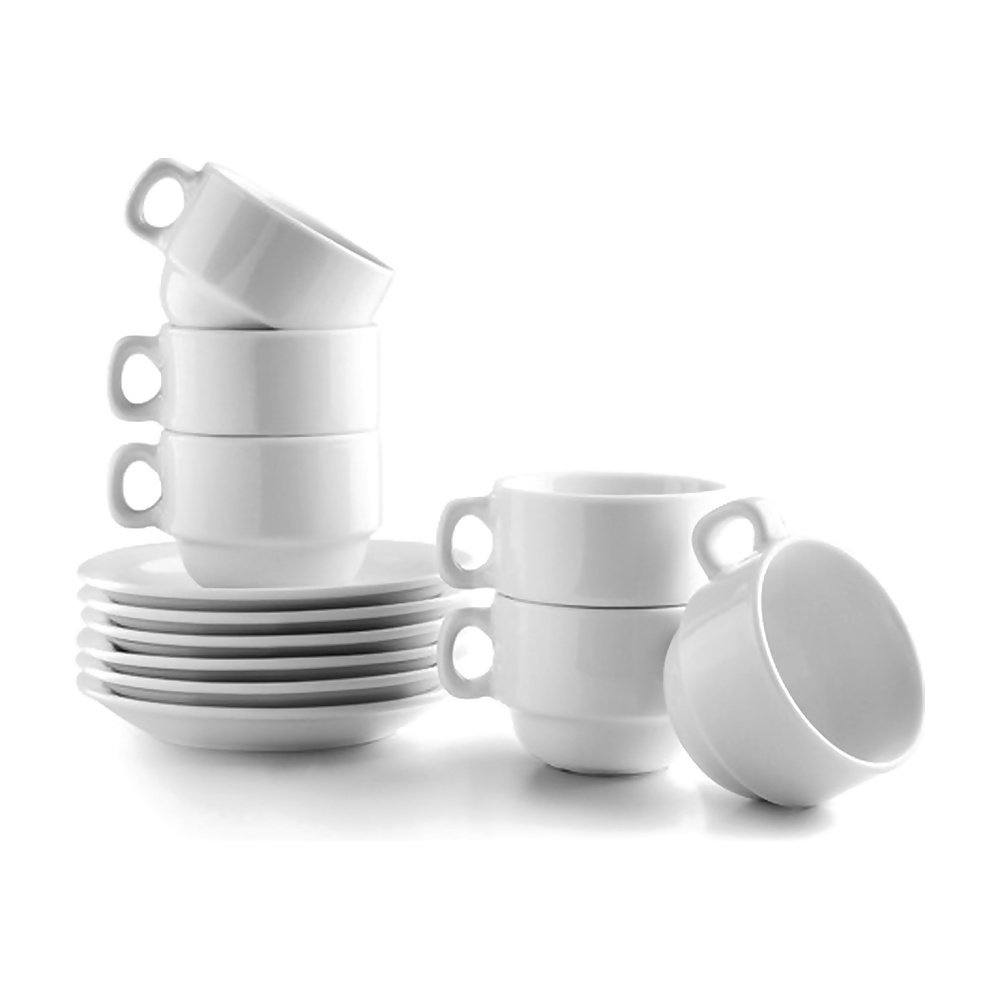 [239675] SET 6 TAZAS 80ML+PLATILLOS 12 CASTILLA B 693100