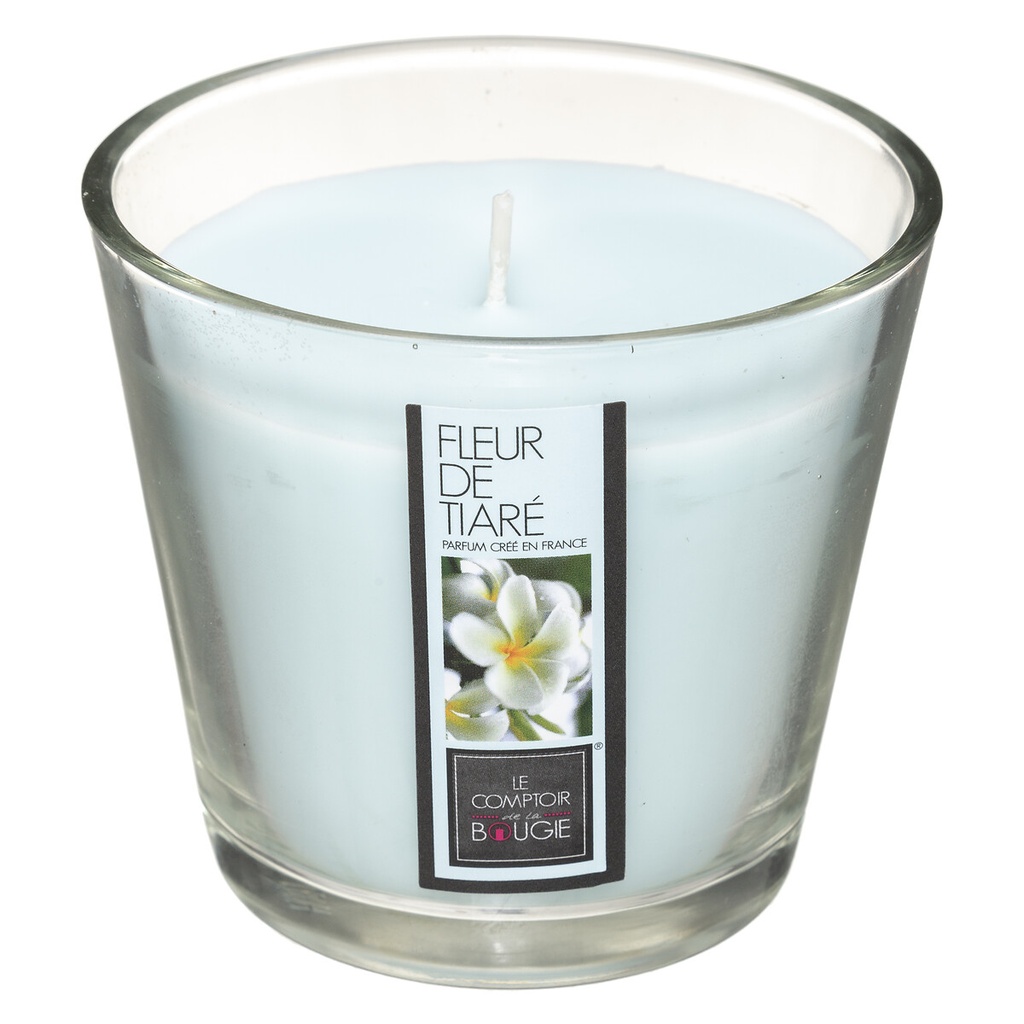 VELA VIDRIO TIARÉ FLORAL NINA 190G 172790I.