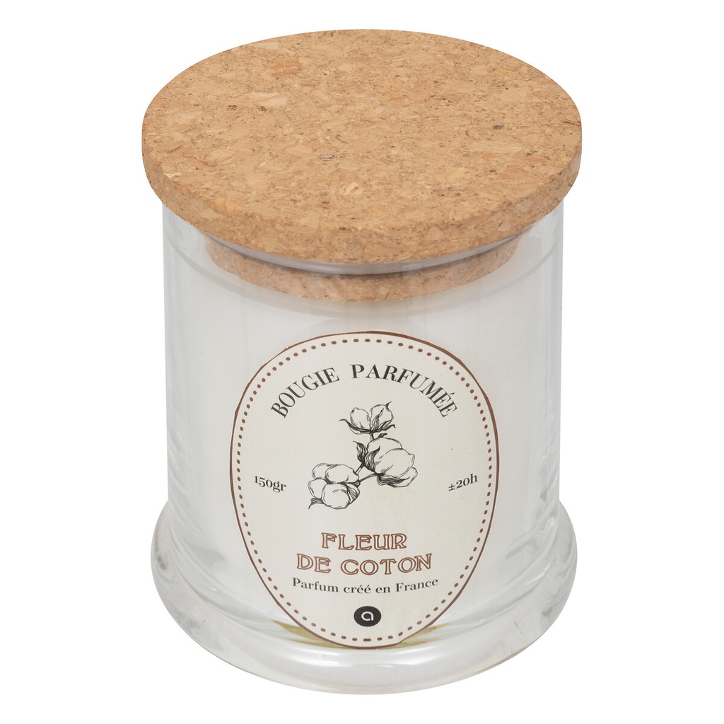 VELA VIDRIO ALGODÓN HAPO 150G 204702B