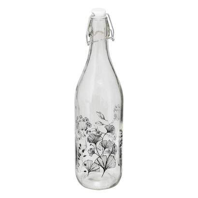 [252127] BOTELLA LIMONADA FLORAL BLANCA 1L 203393