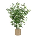 BAMBÚ ARTIFICIAL MACETA NATURAL LY H150 198206