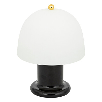 [252591] LAMPARA LED VIDRIO NEGRA RICK H21 202641