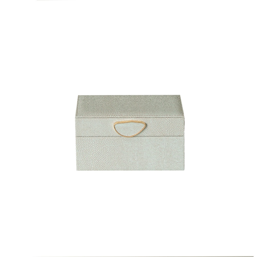 [253113] CAJA DECORATIVA 17,5X9,5X9 CM GRIS 2957