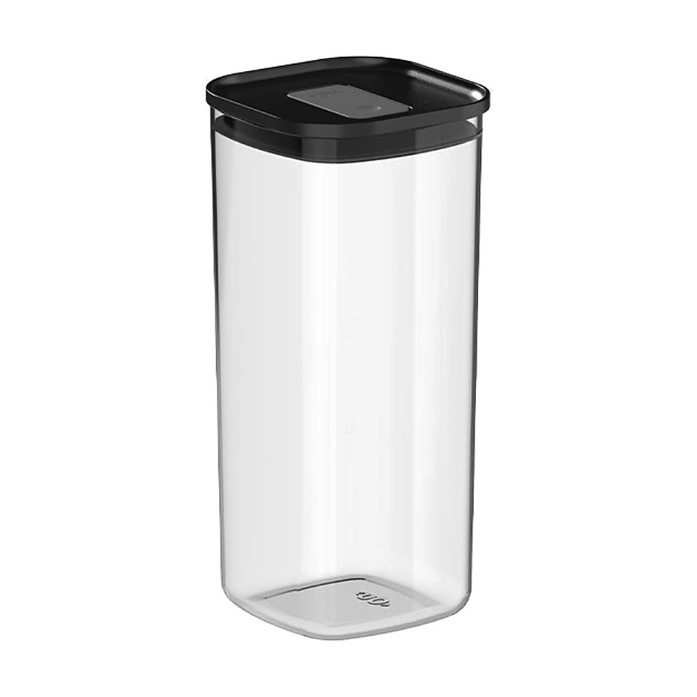 POTE HERMETICO CUADR 1,5L DUOLOCK PRETO PHD300PTF