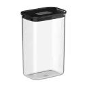 POTE HERMETICO RECTAN 2,3L DUOLOCK PRETO PHD700PTF