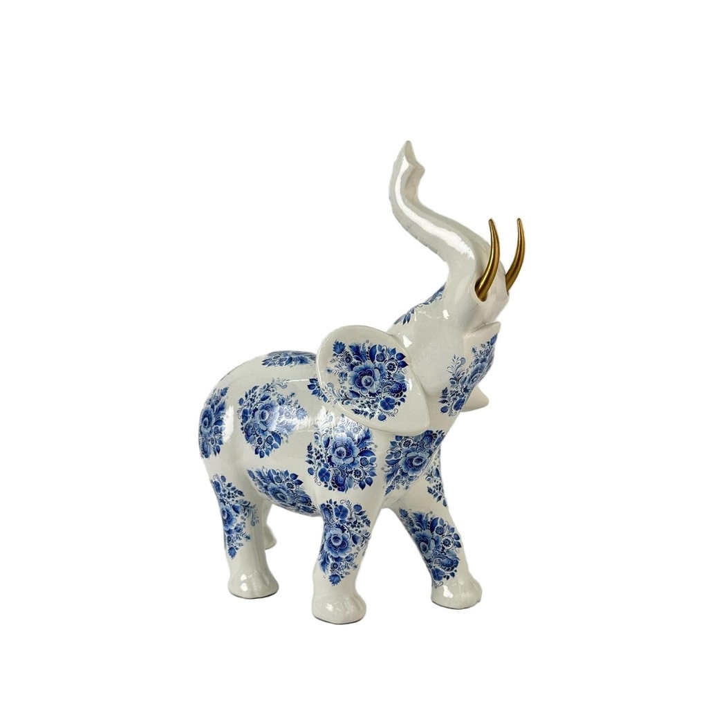 [270724] ELEFANTE DECORATIVO 30.5X15X34.5CM 438-7020209