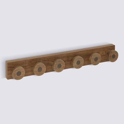 [271623] COLGADOR MADERA/METAL 6 CAÑOS 212727