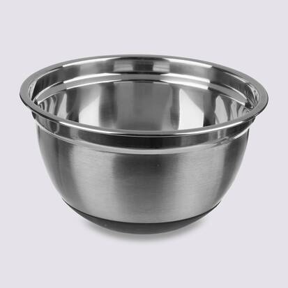 [271652] BOL ENSALADA 4.5L ACERO INOXIDABLE + GOMA 124603
