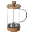 CAFETERA DE BAMBU Y VIDRIO 60CL 160718
