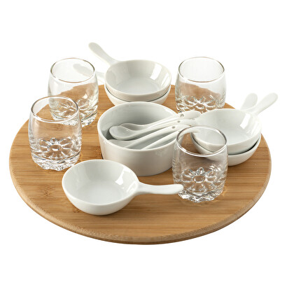 SET APERITIVO BLANCO RIO 14 PIEZAS 154223