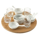 SET APERITIVO BLANCO RIO 14 PIEZAS 154223