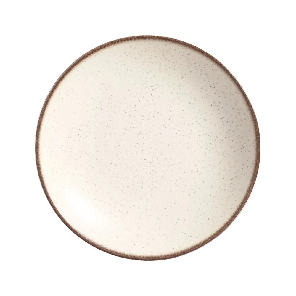 PLATO HONDO COUP VANILLA MATTE 25CM 7573-202