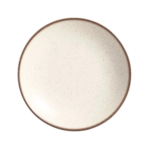 [220494] PLATO HONDO COUP VANILLA MATTE 25CM 7573-202