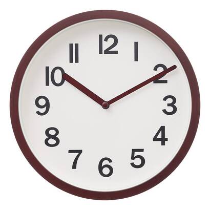 RELOJ PLAST MADERA D22 137438F