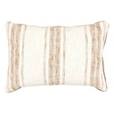 COJIN STRIPE WHI SIEN 38X58 215413A