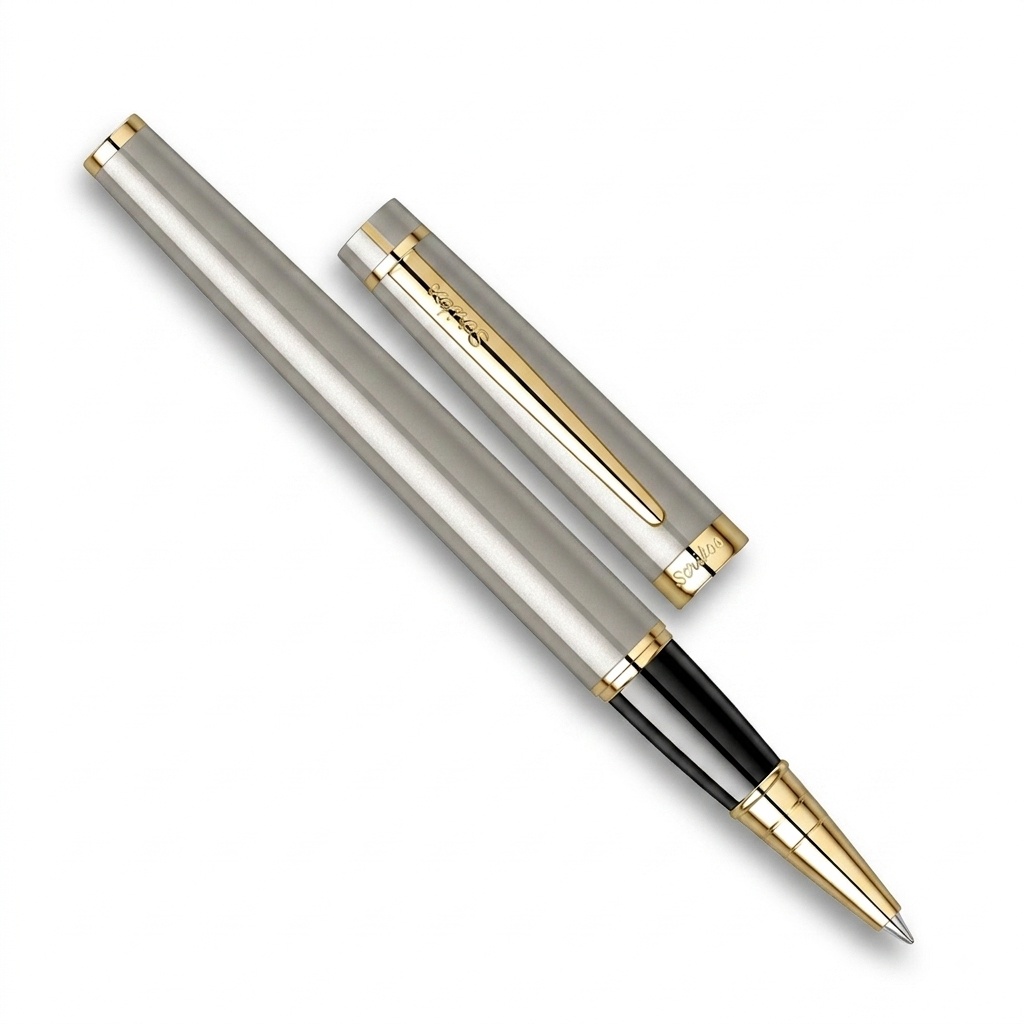 [272721] BOLIGRAFO ROLLER DORADO SATINADO CAJA 62408