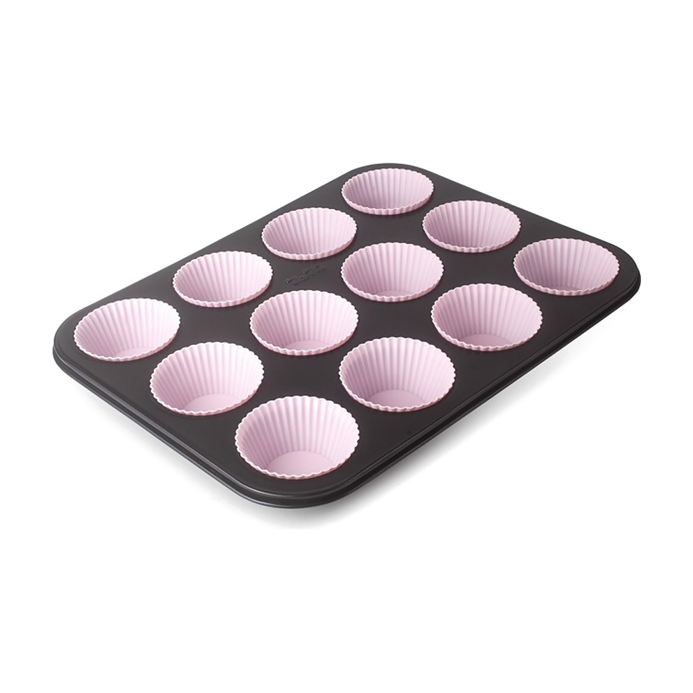 [273341] MOLDE MUFFIN 12 CAVIDADES + 12 CAPSULAS 827000