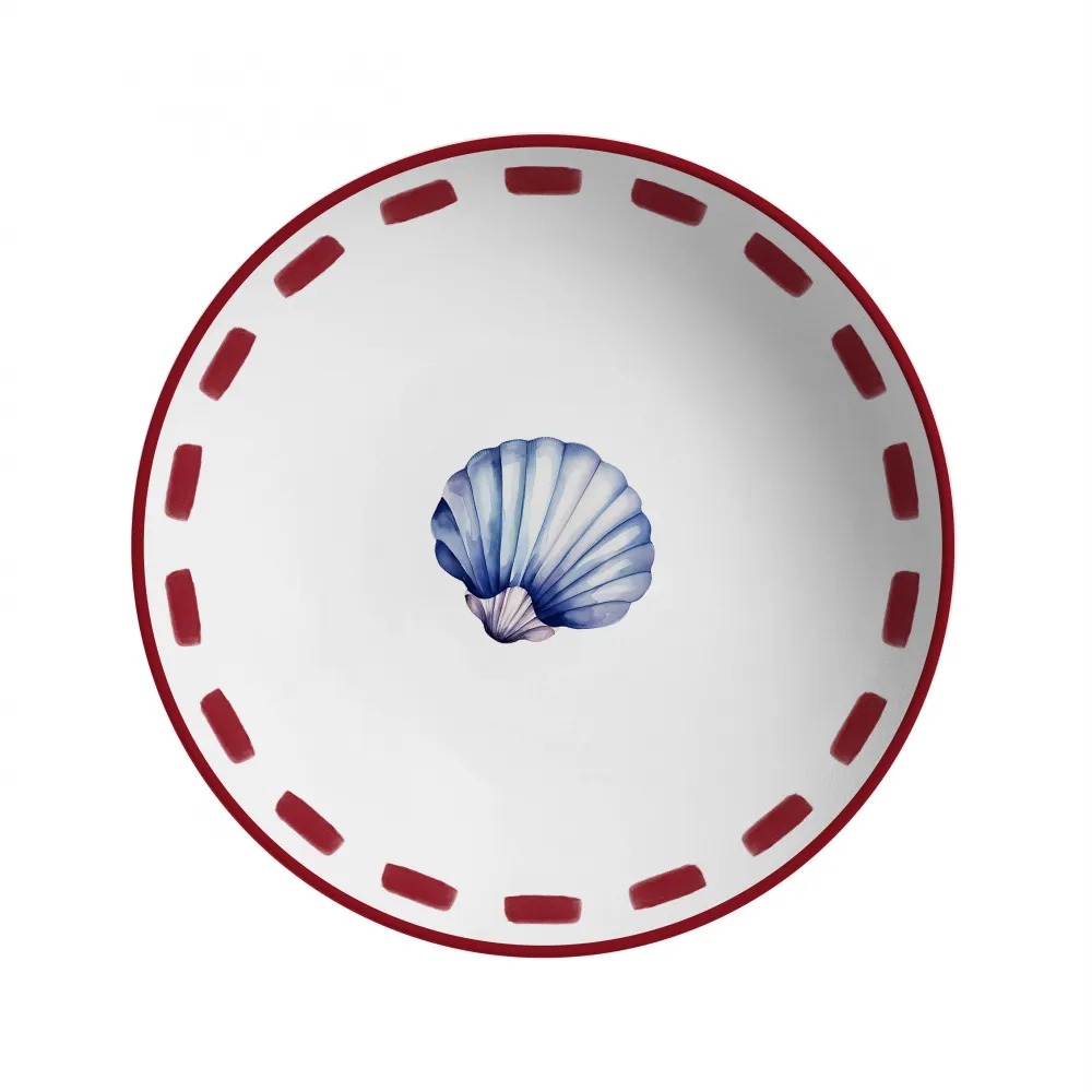 [273406] PLATO HONDO CARIBE -  25 CM - MATE 7605-202