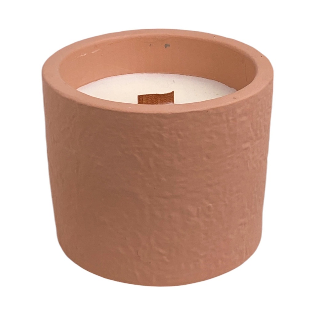 [246995] VELA ROSA PASTEL 9X9X7.6CM 415-652312