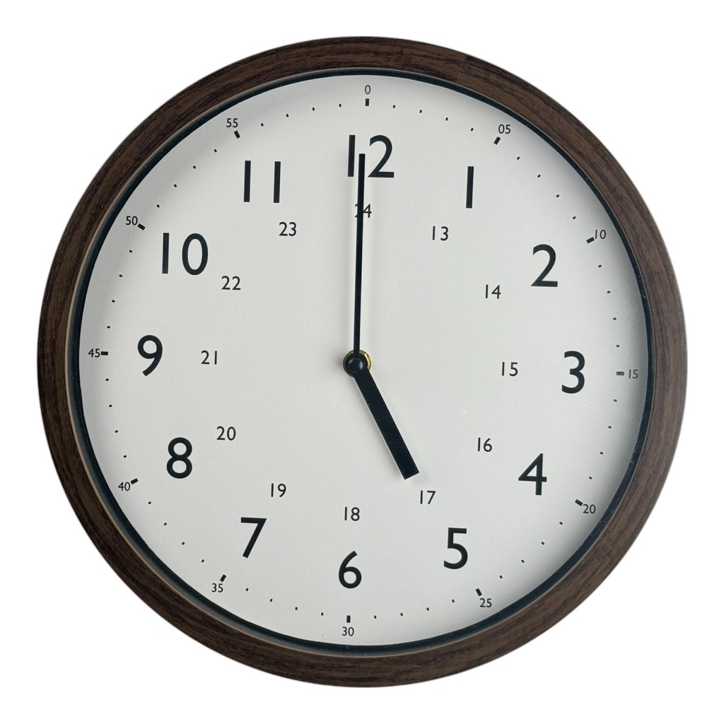 RELOJ PARED REDONDO 30CM 423-210903