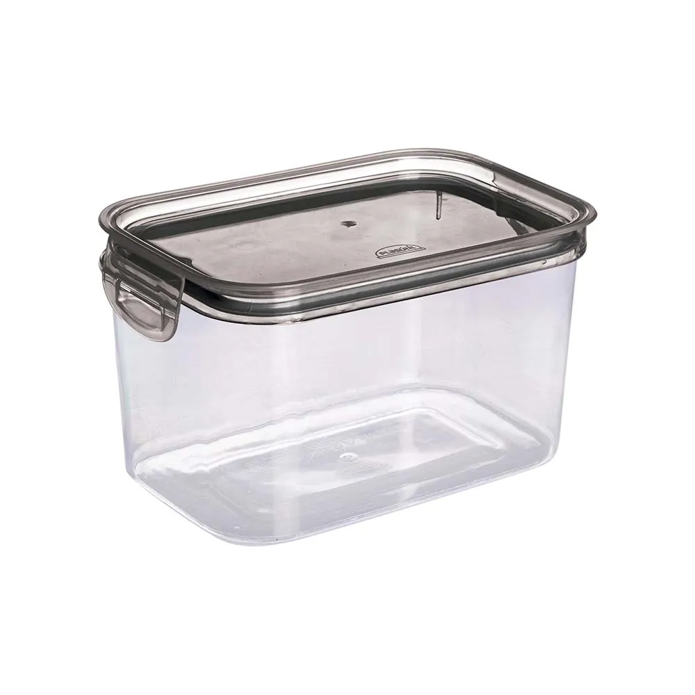 [250800] RECIPIENTE TRABA RECT 1,2L NEGRO 14562