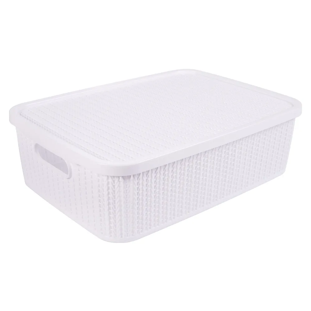 [250811] CAJA TRAMA BAJA 14,5L BLANCO 15414