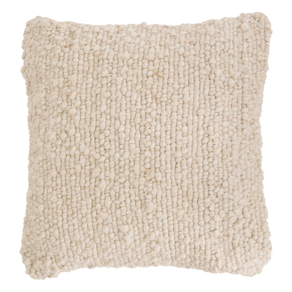 COJÍN LANA VOLNA IVORY 45X45 212544A