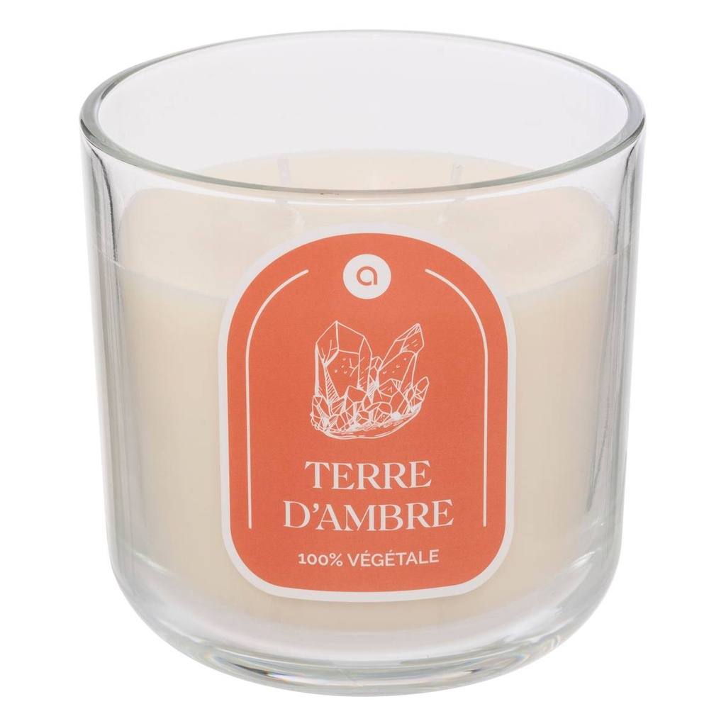 [251710] VELA PERFUMADA FLORAL ÁMBAR 350G 207011D