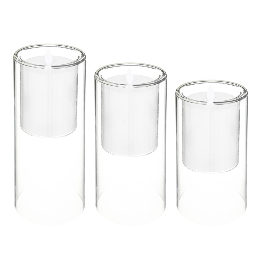 SET X3 VELAS LED SENA 187641
