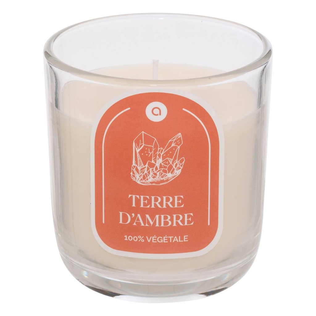 VELA PERFUMADA FLORAL ÁMBAR 210G 207012D