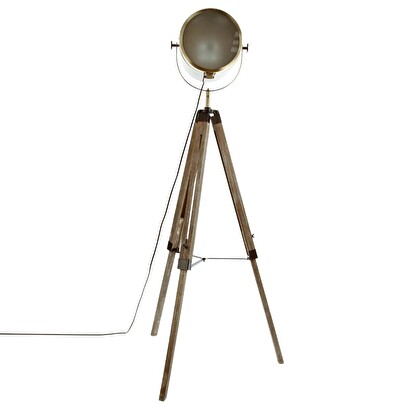 LAMPARA DE PIE TRIPODE BRONCE EBOR H150 136707