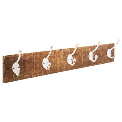 [253388] PERCHERO MADERA 5 GANCHOS ALVARO 74X15 167061