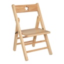 SILLA PLEGABLE DE MADERA 188243A