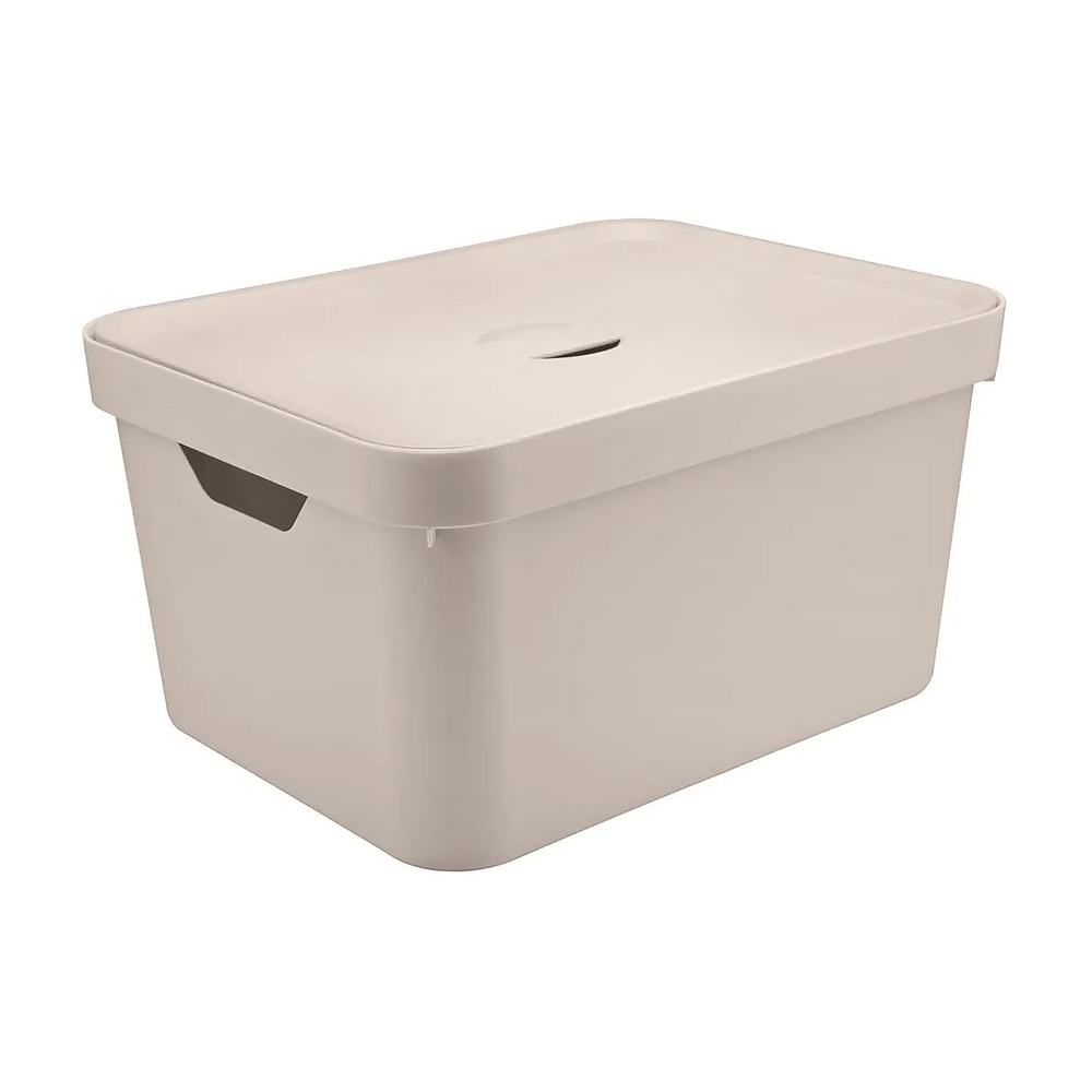 [268148] CAJA ORGANIZADORA G CON TAPA CUBE BEIGE CC650BGF