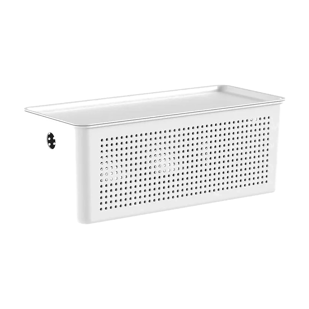 [268199] CESTO FLOW CON TAPA 34X15X14 BLANCO CFW255BCF