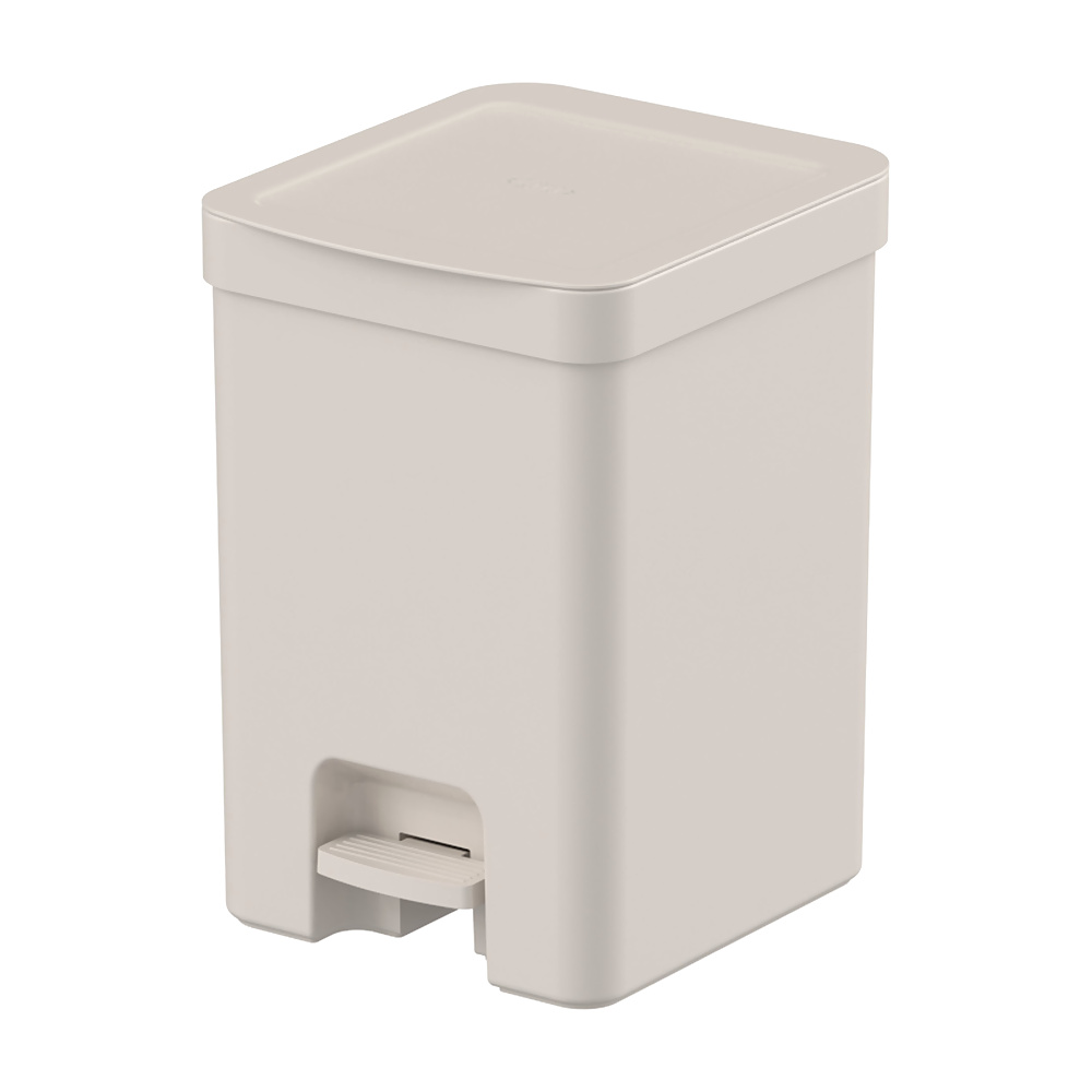 [268411] BASURERO CON PEDAL TRIUM 12L BEIGE LX4100BGF.