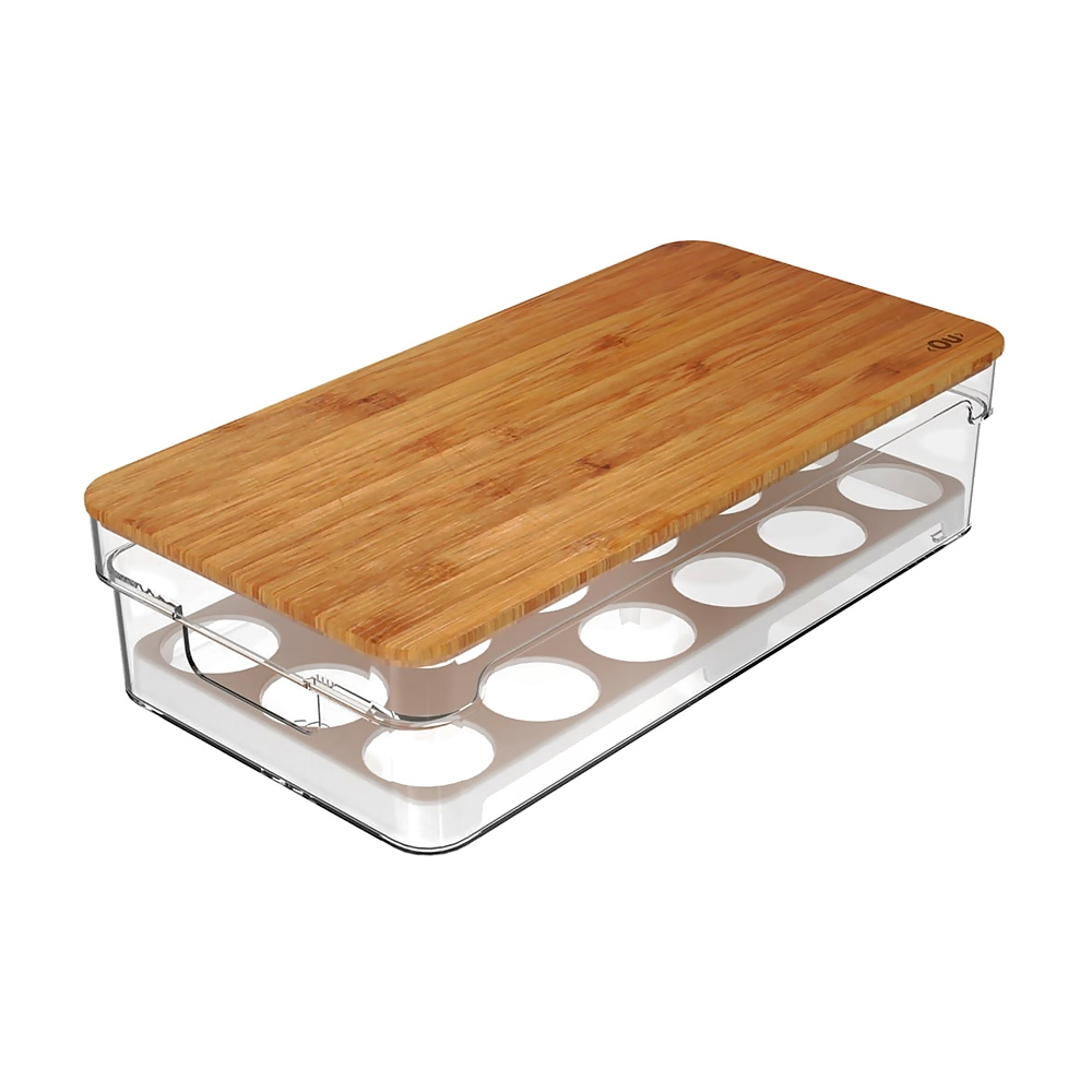 [268482] ORG.DE HUEVOS CLEAR FRESH C/ TAPA DE BAMBU OF105NT