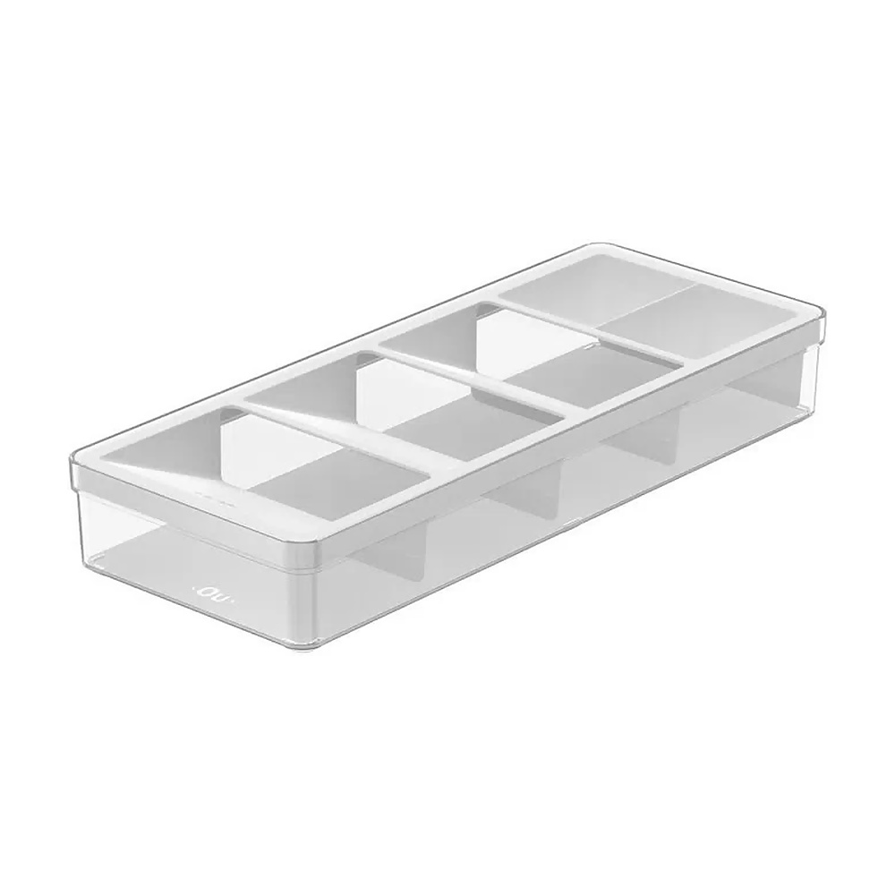[268516] ORGANIZADOR DE CUBIERTOS CLEAR BLANCO OGC1000BCF
