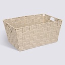 CESTA BISELADA XL LISE BEIGE 204977B.