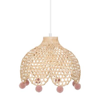 COLGANTE LAMPARA BAMBU D28 CHAMPAGNE 188217