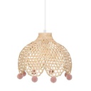 COLGANTE LAMPARA BAMBU D28 CHAMPAGNE 188217