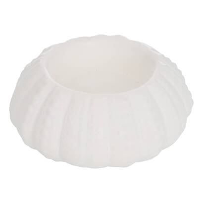 [272080] PORTA VELAS BLANCO CERAMICA OCEANO H3.5 214132