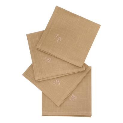 SERVILLETAS JOY BEI SET X4 40X40 215376B