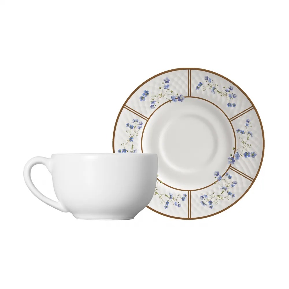 [273401] TAZA TE PLATILLO HERITAGE RELEVO 7.5CM 1269-304